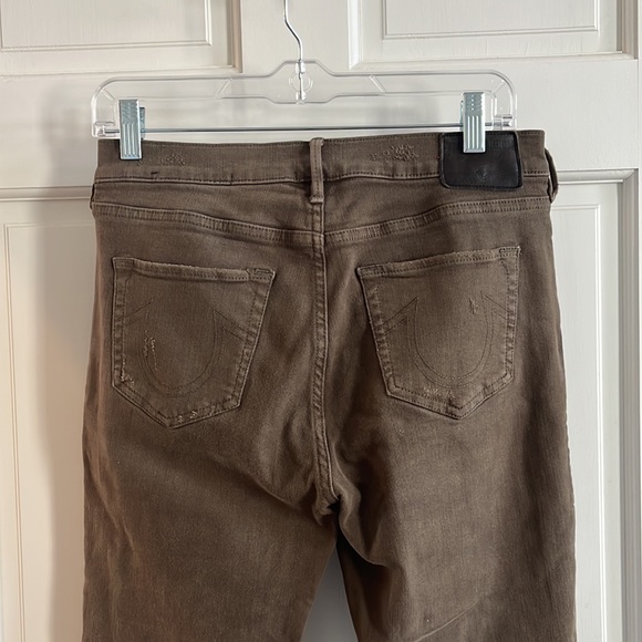 True Religion Army Green Size 29 Skinny Ankle Jeans - Picture 5 of 6